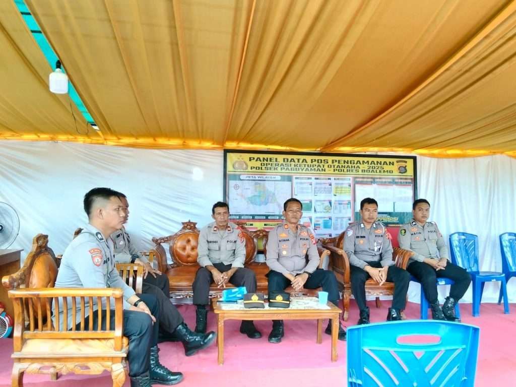 Polres Boalemo Lakukan Cek Pos PAM Paguyaman Menyambut Idul Fitri 