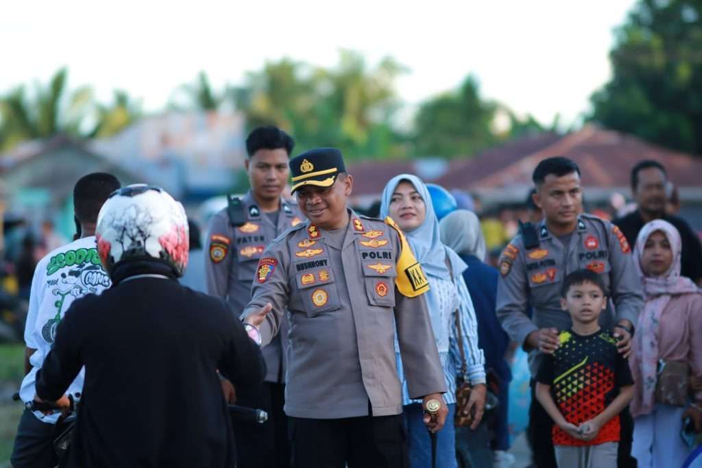 Perayaan Ketupat, Kapolres Pohuwato Cek Pengamanan di Objek Wisata 