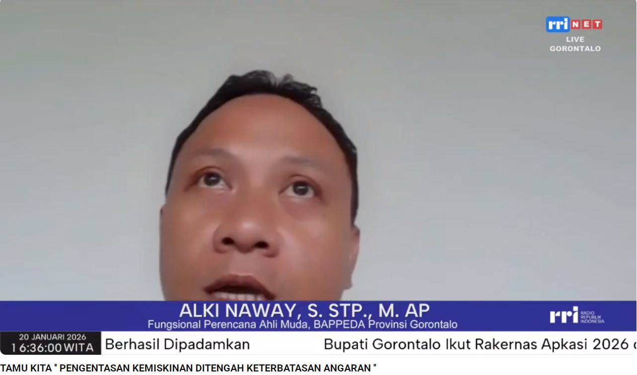 Bappeda Gorontalo Fokus Penanganan Kemiskinan Secara Terpadu