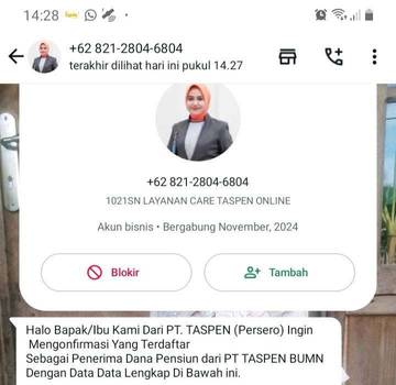 Warga Gorontalo Diminta Waspada Penipuan Mengatasnamakan PT Taspen