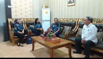 Sekda Gorut  Terima Kunjungan Pimpinan Hotel Aston 