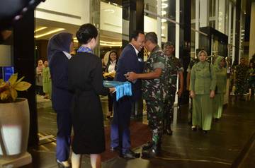 Manajemen Hotel  Aston Gorontalo  Sambut  Kunjungan Pangdam 