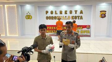 Polresta Gorontalo Kota Ungkap Penyelundupan Sabu dari Sulteng