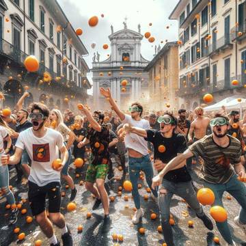 Festival Pertempuran Oranye  Kembali Digelar di Ivrea