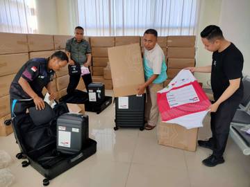 Distribusi Koper Jemaah Haji 2025 di Gorontalo Selesai