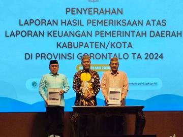 Boalemo Kembali Raih Opini WTP atas LKPD 2024
