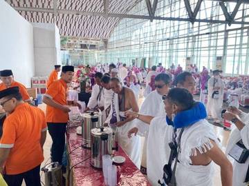 Kloter 30 UPG Asal Gorontalo Tiba Di Makassar 