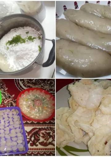 Membuat Kerupuk dari Nasi Kering