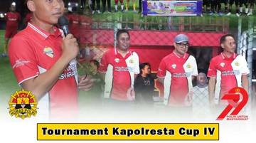 Polresta Gorontalo Kota Gelar Turnamen Kapolresta Cup IV 