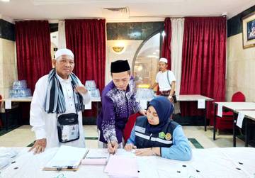 Petugas Haji Gorontalo Pastikan Distribusi Makanan