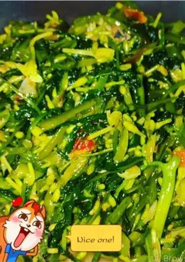 Tumis kangkung Bunga Pepaya