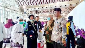 Kloter 30 Gorontalo Mendarat Lebih Cepat di Makassar