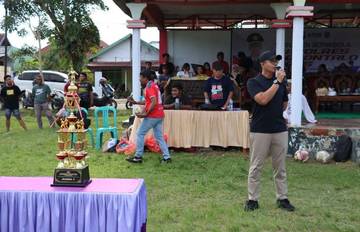 Kapolres Gorontalo Buka Turnamen Bhayangkara Cup