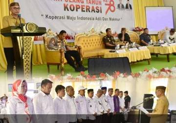 Pohuwato Kukuhkan 104 Koperasi di HUT ke-78
