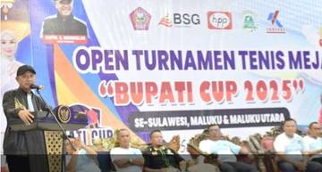 Pohuwato Gelar Open Turnamen Tenis Meja Bupati CUP