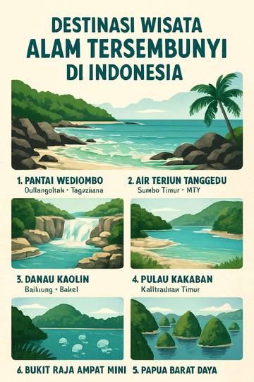 Mengungkap 5 Wisata Alam Tersembunyi di Indonesia