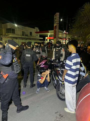 Tim Perintis Gorontalo Patroli Cegah Miras, Balap Liar