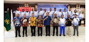 Gubernur Gorontalo Melepas Kontingen Korpri Gorontalo Menuju PORNAS
