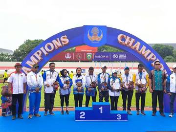 Kontingen Korpri Gorontalo Raih Dua Medali Pornas 2025