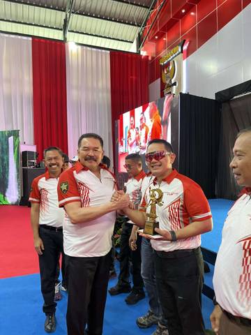 Kapolda Gorontalo Juara Menembak Jaksa Agung Cup