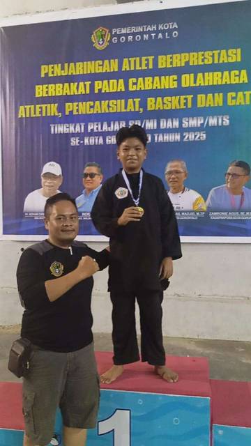 Rasyah Mantali Raih Prestasi Pada Penjaringan Atlet Berprestasi     