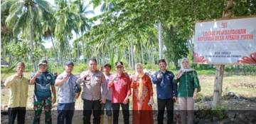 Wabup Pohuwato Tinjau Pembangunan Koperasi Desa Limbula
