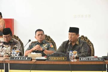 Korem Siap Kawal Program Cetak Sawah di Gorontalo