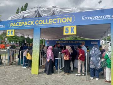 Panitia GHM Mulai Bagikan Racepack Kepada Peserta 