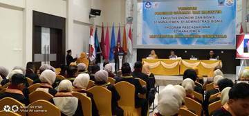 Pascasarjana dan FEB, UBM Gorontalo Gelar Yudisium