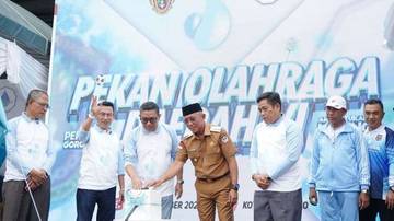 Buka PORPAMDA, Wawali Indra Tekankan Sportivitas