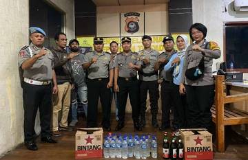 Polsek Telaga, Amankan Miras Ilegal Operasi Pekat Otanaha   