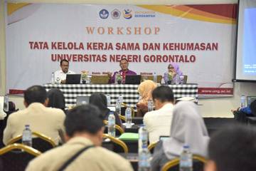  Workshop Tata Kelola Untuk Perkuat Citra Institusi UNG