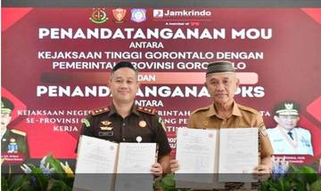 Bupati Saipul Tandatangani MoU dengan Kejaksaan Gorontalo