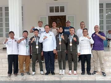 Gubernur Gorontalo Terima Atlet Peraih Medali SEA Games