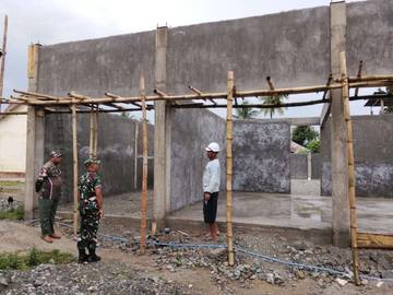 Dandim 1304/Gorontalo Tinjau Pembangunan Tiga Kopdes Merah Putih