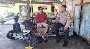 Bhabinkamtibmas Polsek Tilango Sambang Desa Jaga Kamtibmas