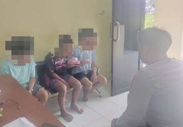 Polsubsektor Asparaga, Amankan Remaja Kedapatan Menghisap Lem Aibon