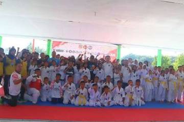 Atlet Taekwondo di Kabgor Ikut Uji Tanding-UKT