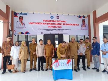 Gubernur Gorontalo Resmikan Gedung Revitalisasi Sekolah TA 2025