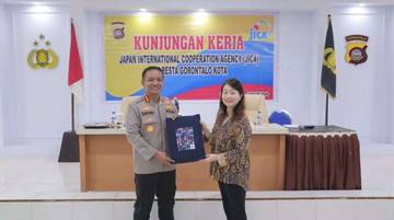 JICA Kunjungi Polresta Gorontalo Kota, Ini yang Dibahas