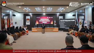 Sekolah Demokrasi KPU Provinsi Gorontalo Tekankan Komunikasi Publik 