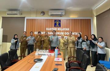 Kanwil Kemenkum Gorontalo Perkuat Harmonisasi Produk Hukum Daerah