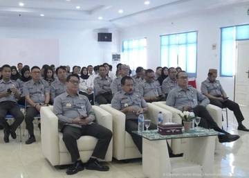 Kanwil Kemenkum Gorontalo Ikuti Sosialisasi Penilaian Kompetensi 2026