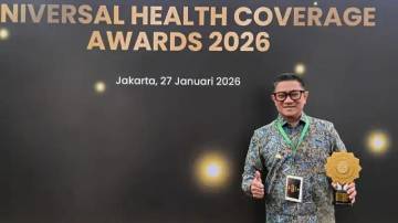 Pemkot Raih Penghargaan UHC Tertinggi dari Pemerintah Pusat