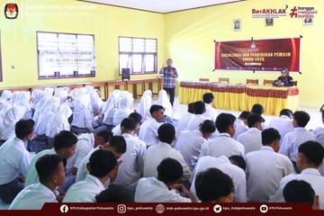 KPU Pohuwato Bangun Pemilih Pemula Cerdas di Sekolah