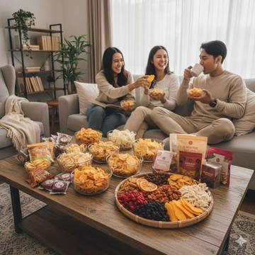 Camilan dan Buah Kering jadi Pilihan Buat Santai