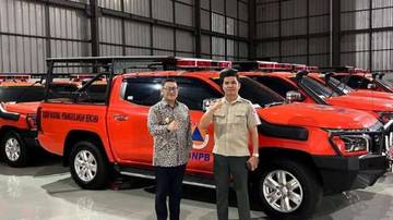 BPBD Kota Gorontalo Mendapat Bantuan Mobil Dapur Umum 