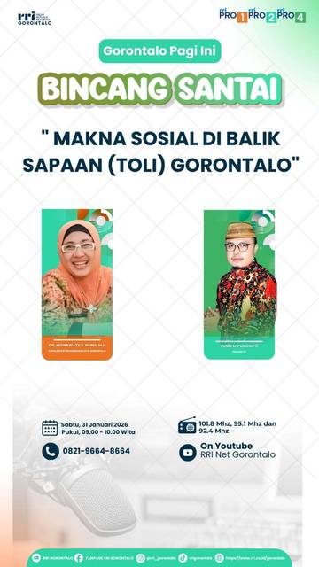 Makna Sosial Dibalik Sapaan Goorontalo