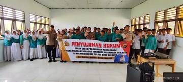 Binmas Polres Bone Bolango Edukasi Siswa