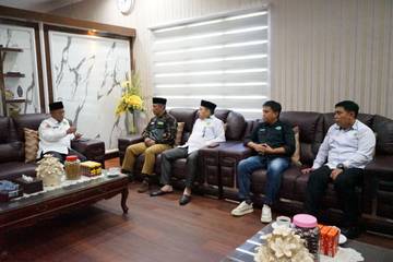 Kakanwil Kemenag Gorontalo Terima Silaturahmi IKA PMII